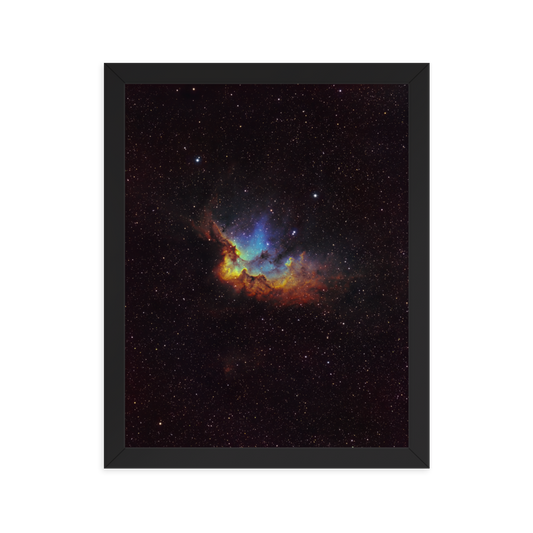 Wizard Nebula - Framed Post, Premium Luster Photo Paper
