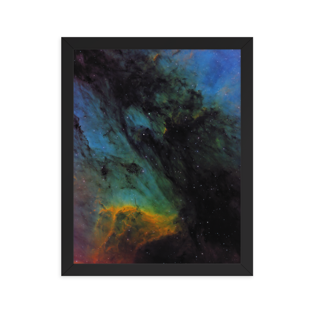 Pelican Nebula - Framed Post, Premium Luster Photo Paper