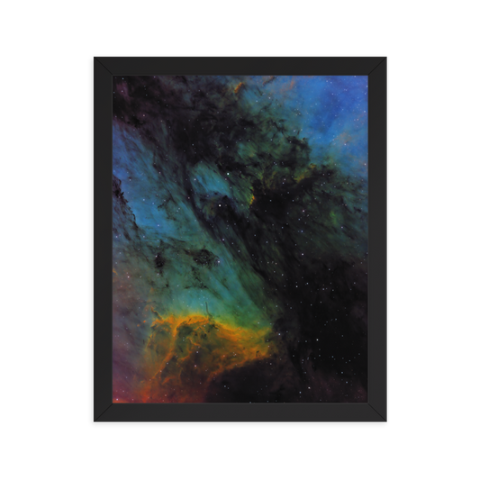 Pelican Nebula - Framed Post, Premium Luster Photo Paper