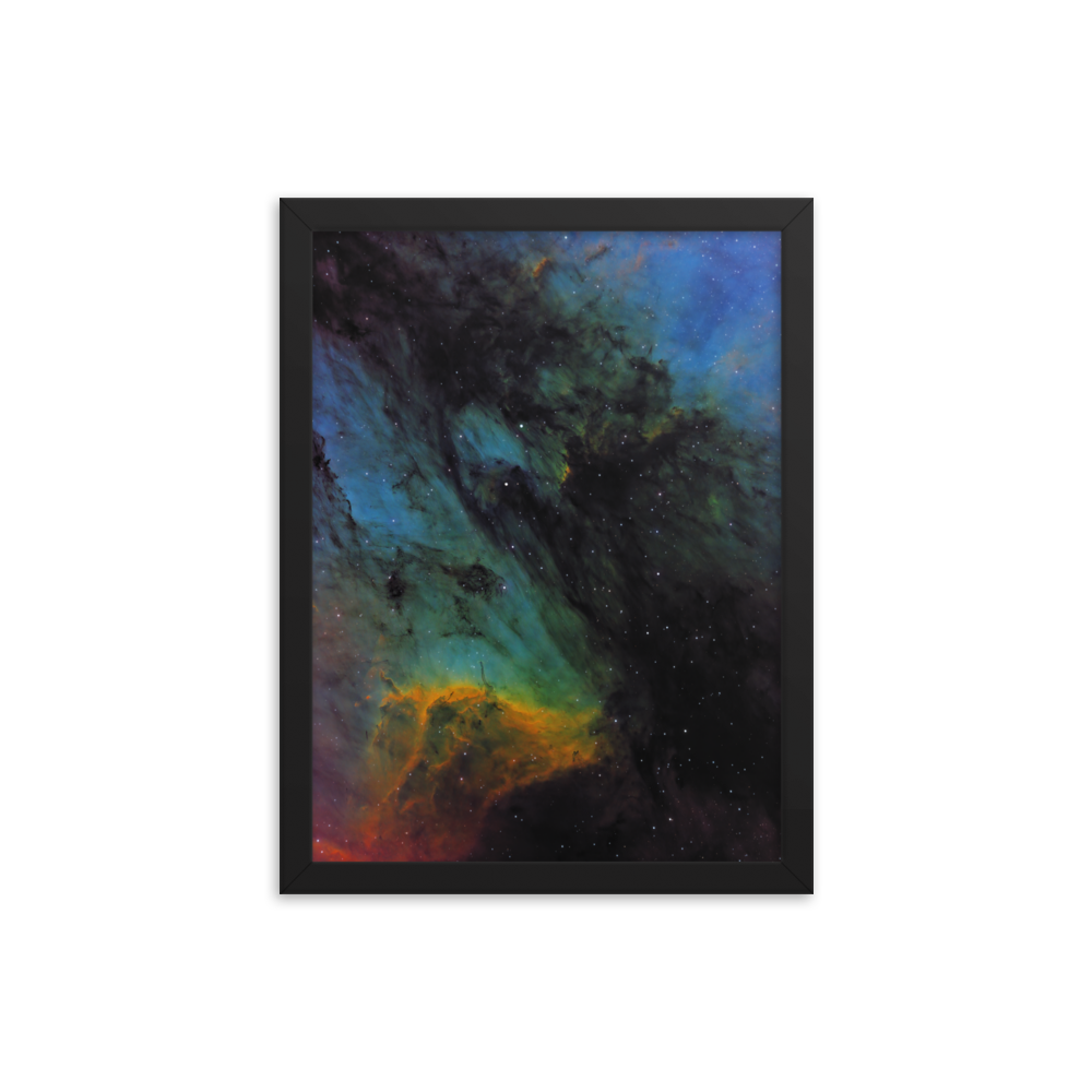 Pelican Nebula - Framed Post, Premium Luster Photo Paper