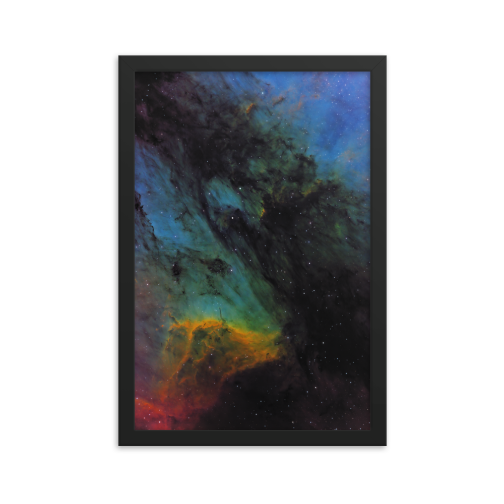 Pelican Nebula - Framed Post, Premium Luster Photo Paper