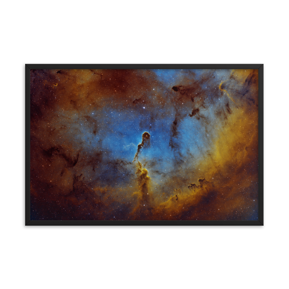 Elephant's Trunk Nebula - Framed Poster, Premium Luster Photo Paper