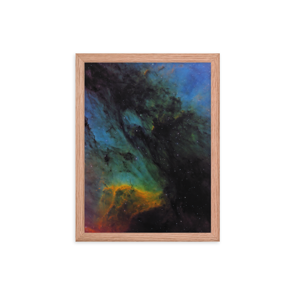 Pelican Nebula - Framed Post, Premium Luster Photo Paper