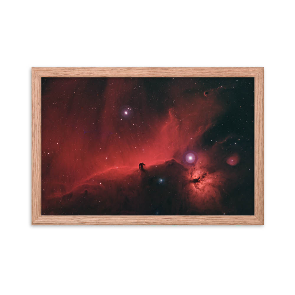 Horse Head Nebula - Framed Poster, Premium Luster Photo Paper
