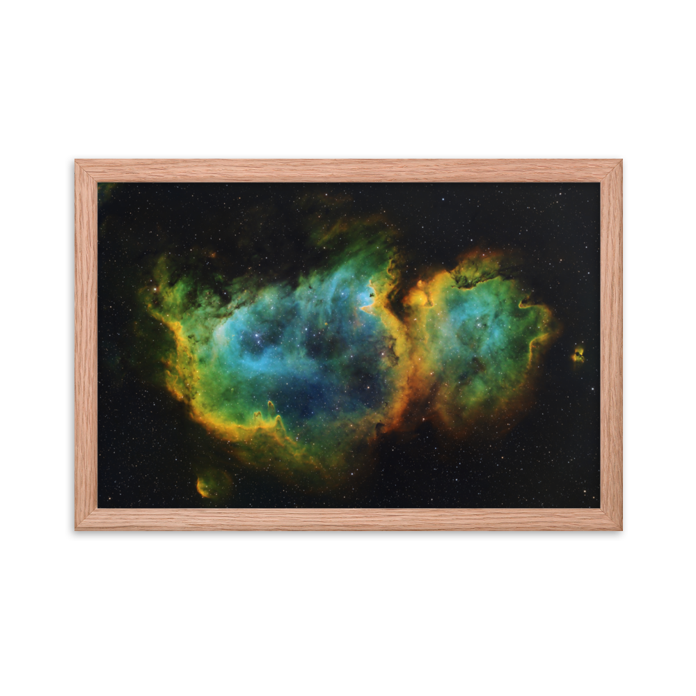 Soul Nebula - Framed Poster, Premium Luster Photo Paper