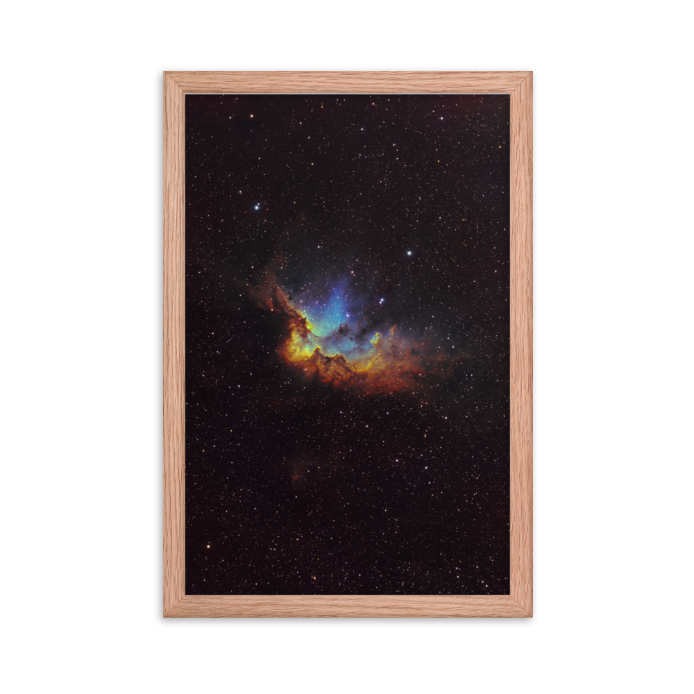 Wizard Nebula - Framed Post, Premium Luster Photo Paper