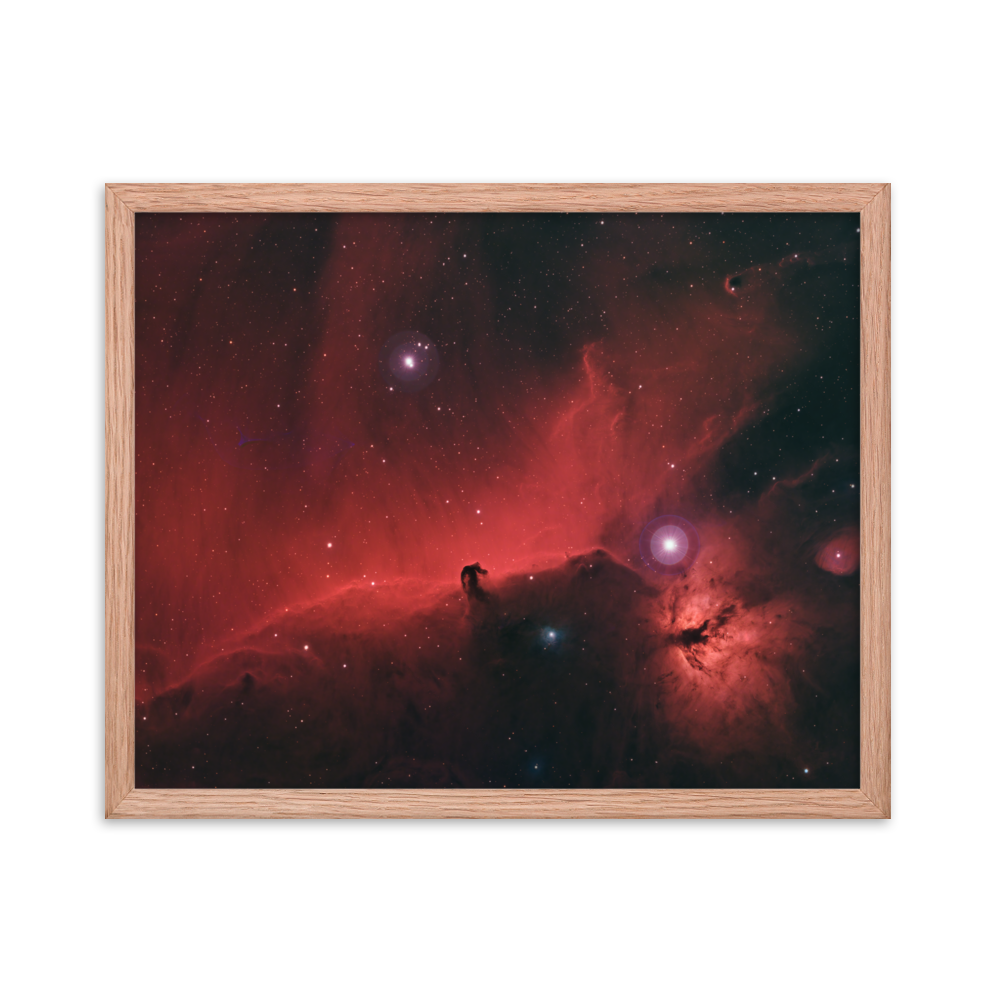 Horse Head Nebula - Framed Poster, Premium Luster Photo Paper
