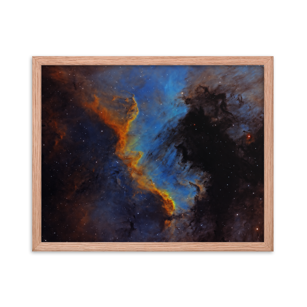 North America Nebula - Framed Poster, Premium Luster Photo Paper