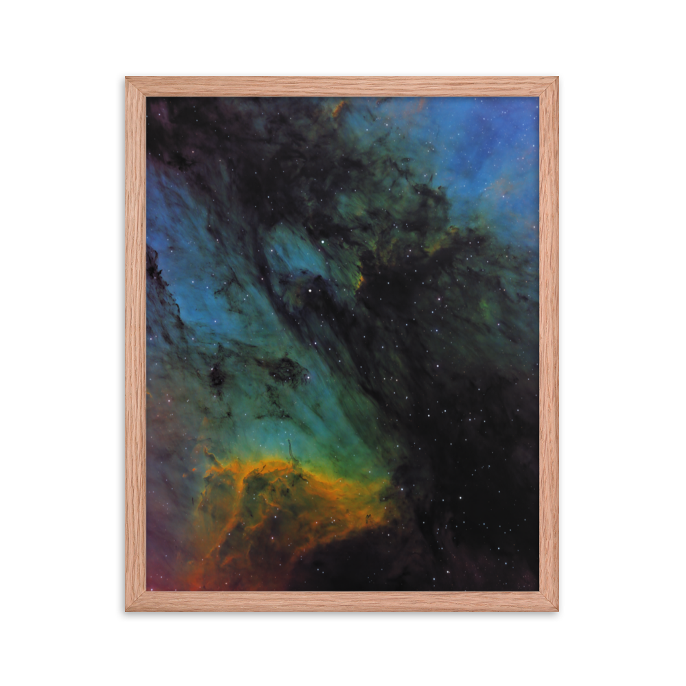 Pelican Nebula - Framed Post, Premium Luster Photo Paper