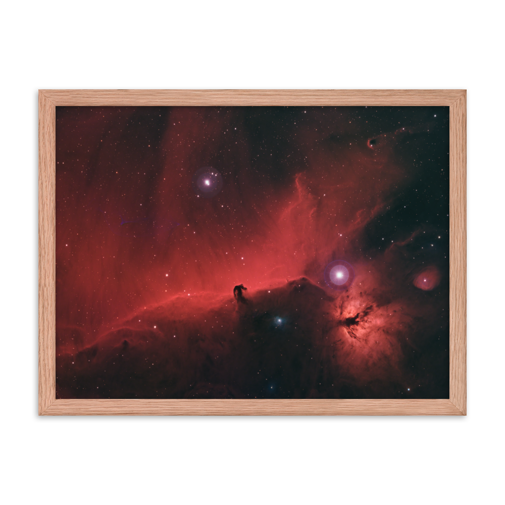 Horse Head Nebula - Framed Poster, Premium Luster Photo Paper