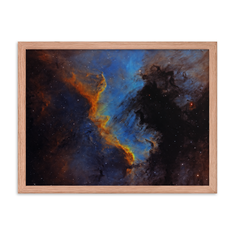 North America Nebula - Framed Poster, Premium Luster Photo Paper