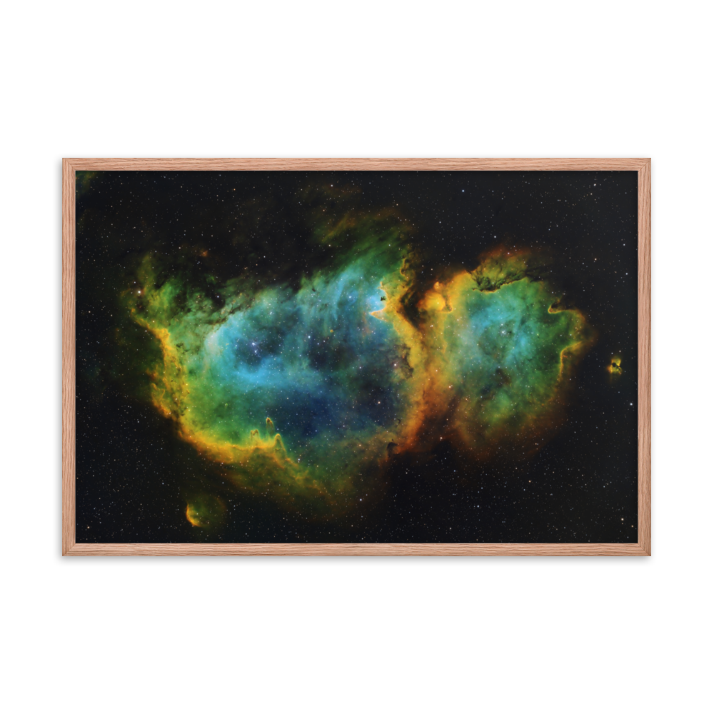 Soul Nebula - Framed Poster, Premium Luster Photo Paper