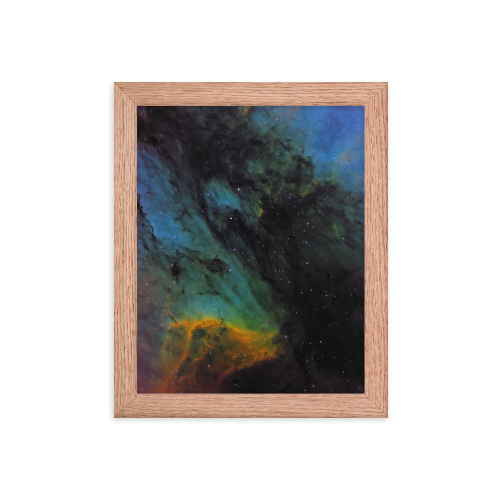 Pelican Nebula - Framed Post, Premium Luster Photo Paper