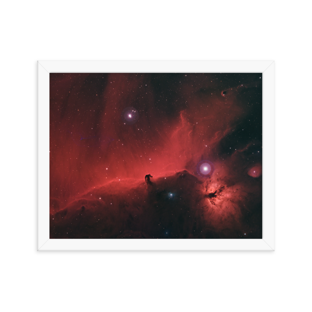 Horse Head Nebula - Framed Poster, Premium Luster Photo Paper