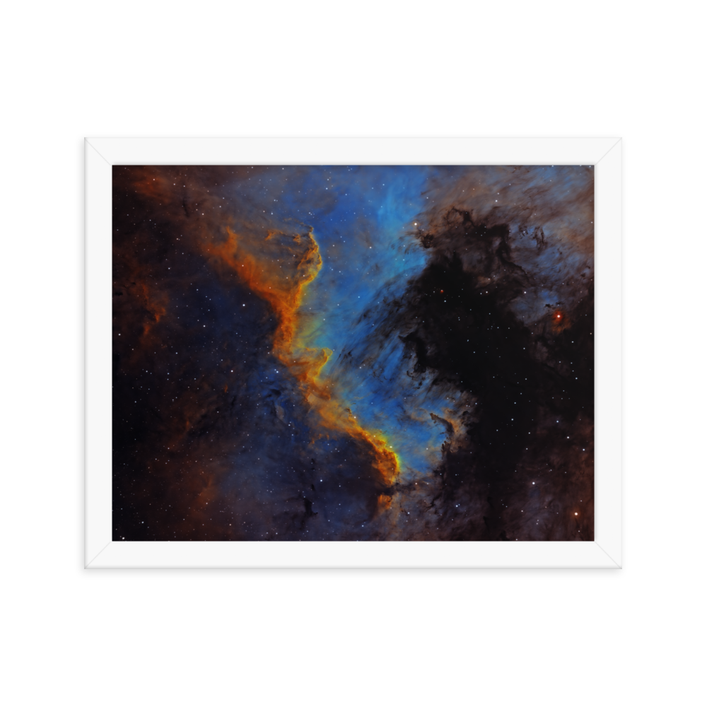 North America Nebula - Framed Poster, Premium Luster Photo Paper