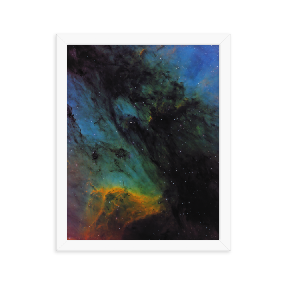 Pelican Nebula - Framed Post, Premium Luster Photo Paper