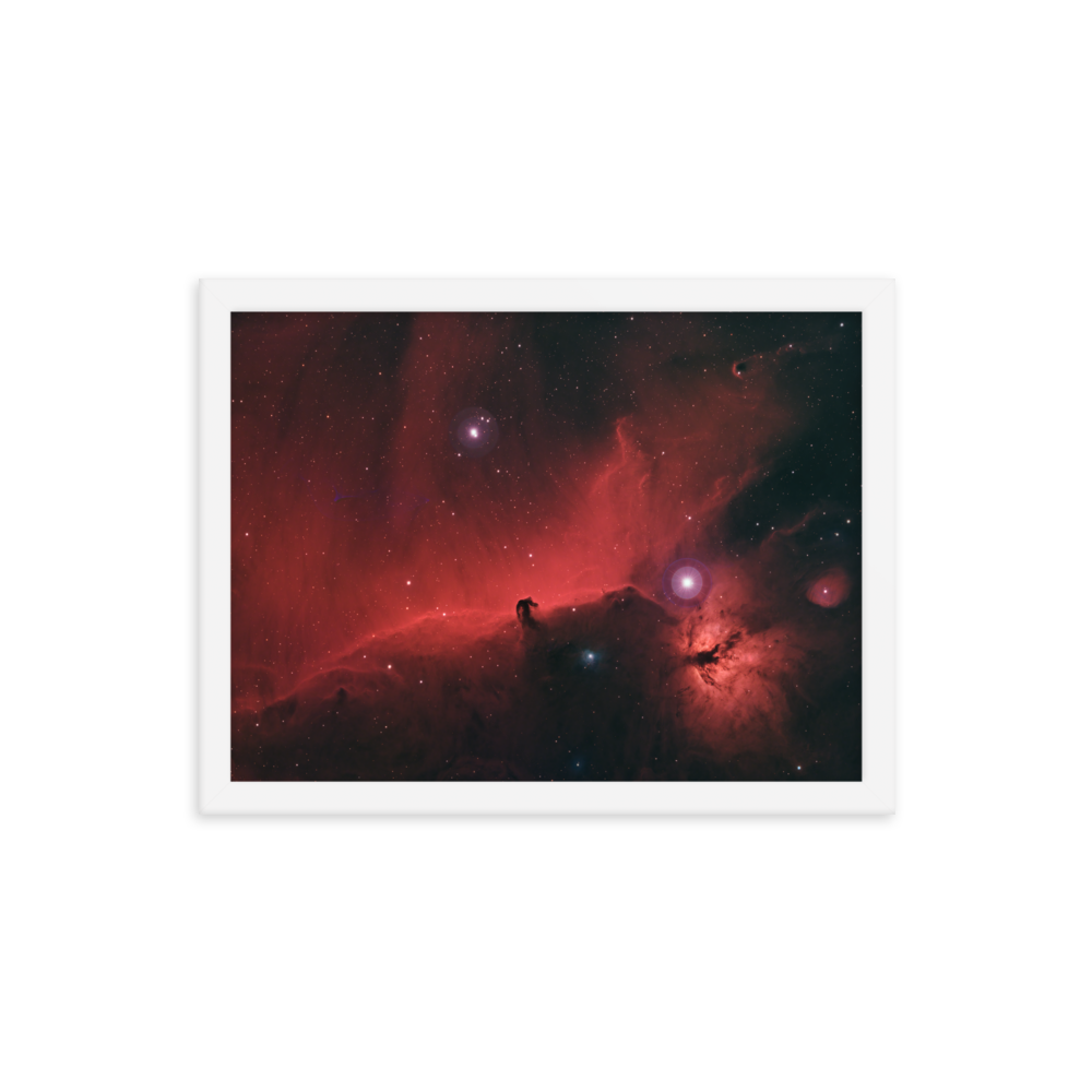 Horse Head Nebula - Framed Poster, Premium Luster Photo Paper
