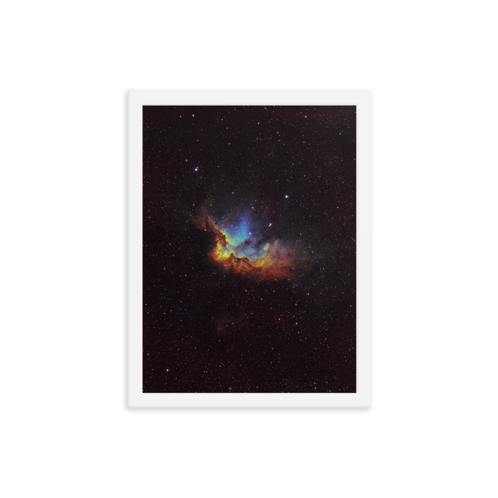 Wizard Nebula - Framed Post, Premium Luster Photo Paper