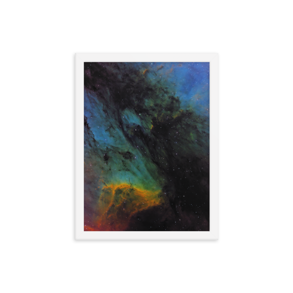 Pelican Nebula - Framed Post, Premium Luster Photo Paper