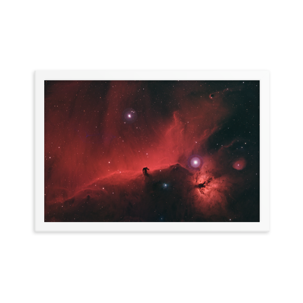 Horse Head Nebula - Framed Poster, Premium Luster Photo Paper