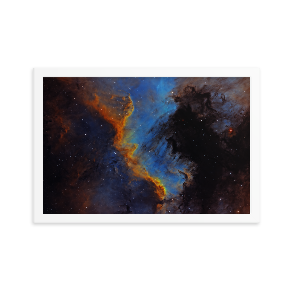 North America Nebula - Framed Poster, Premium Luster Photo Paper