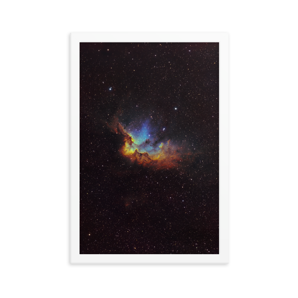Wizard Nebula - Framed Post, Premium Luster Photo Paper