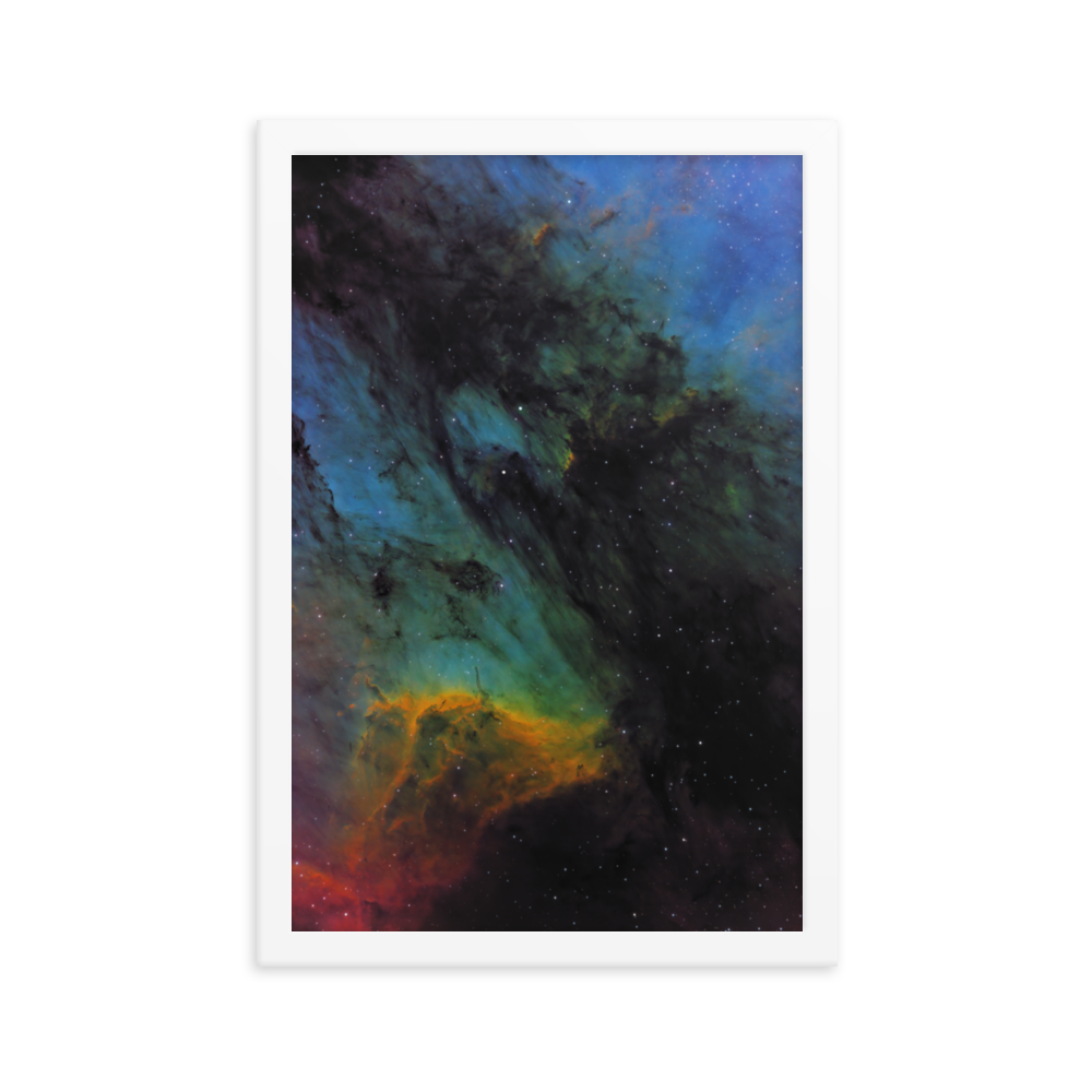 Pelican Nebula - Framed Post, Premium Luster Photo Paper