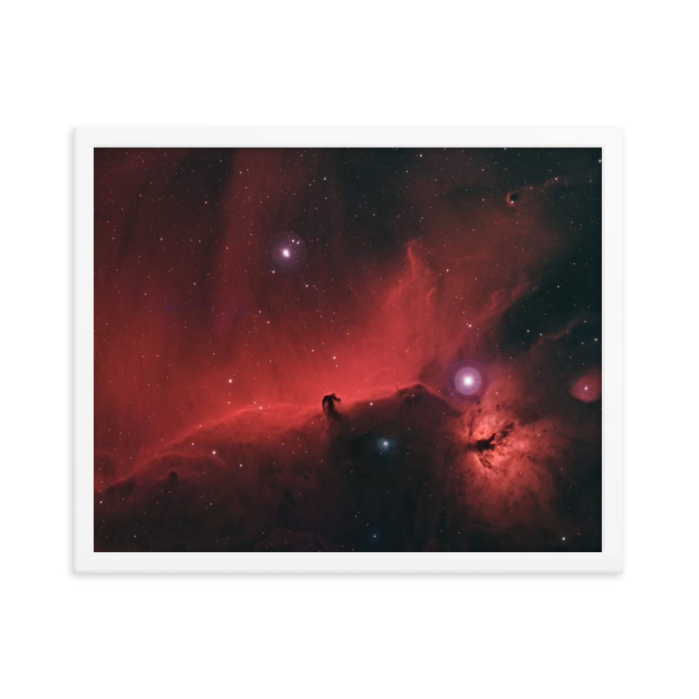 Horse Head Nebula - Framed Poster, Premium Luster Photo Paper