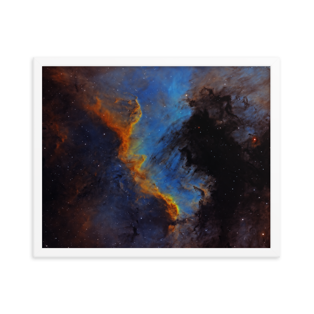 North America Nebula - Framed Poster, Premium Luster Photo Paper
