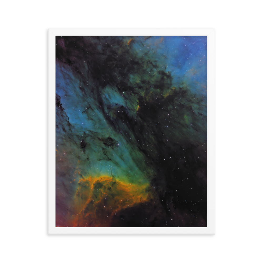 Pelican Nebula - Framed Post, Premium Luster Photo Paper