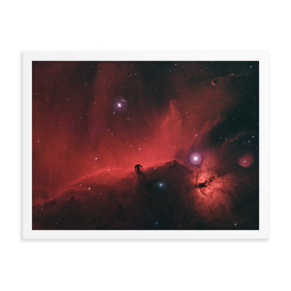Horse Head Nebula - Framed Poster, Premium Luster Photo Paper