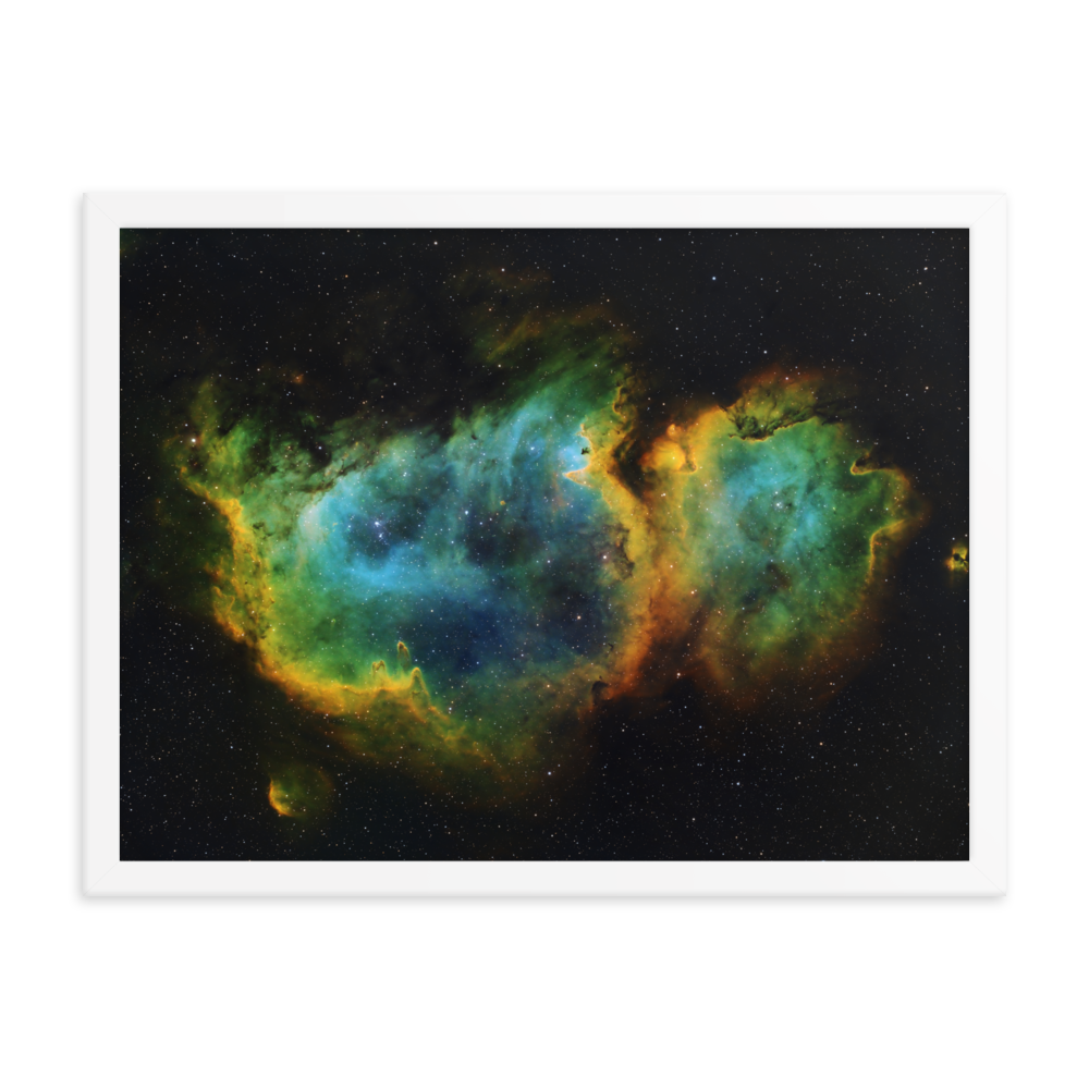 Soul Nebula - Framed Poster, Premium Luster Photo Paper