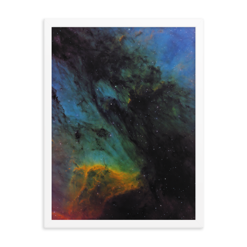 Pelican Nebula - Framed Post, Premium Luster Photo Paper