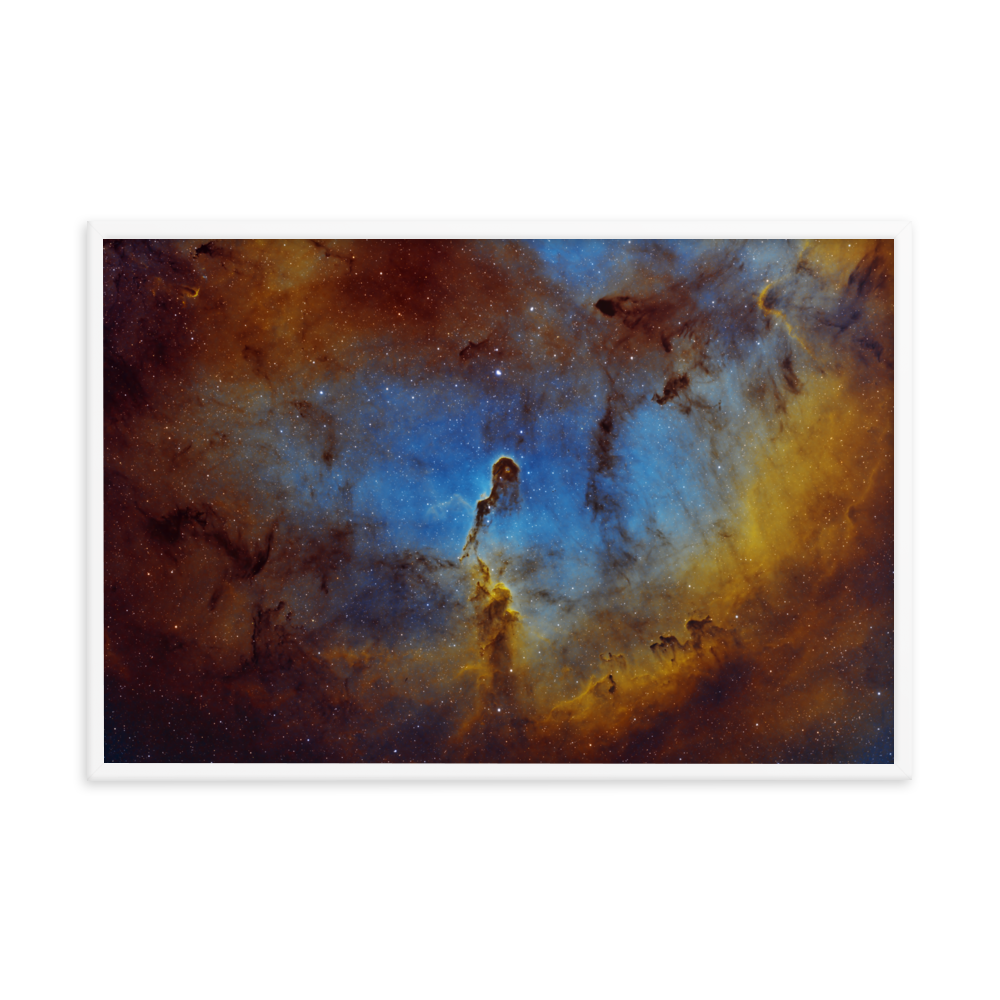 Elephant's Trunk Nebula - Framed Poster, Premium Luster Photo Paper