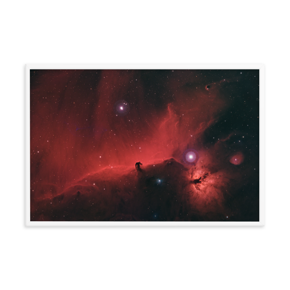 Horse Head Nebula - Framed Poster, Premium Luster Photo Paper