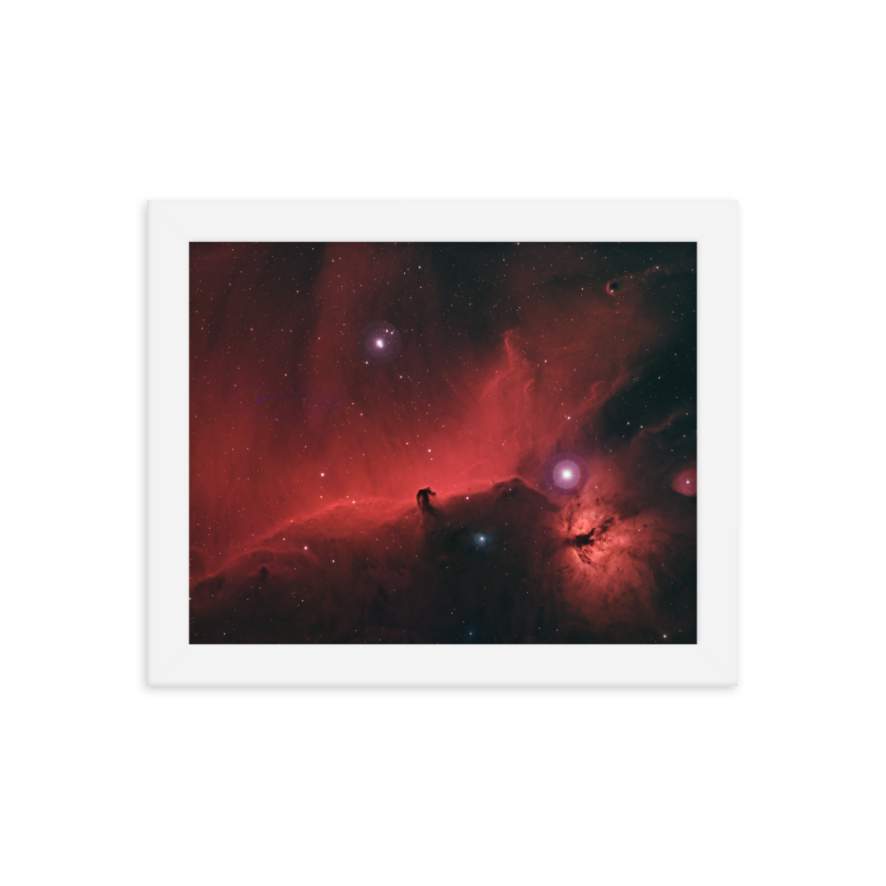 Horse Head Nebula - Framed Poster, Premium Luster Photo Paper