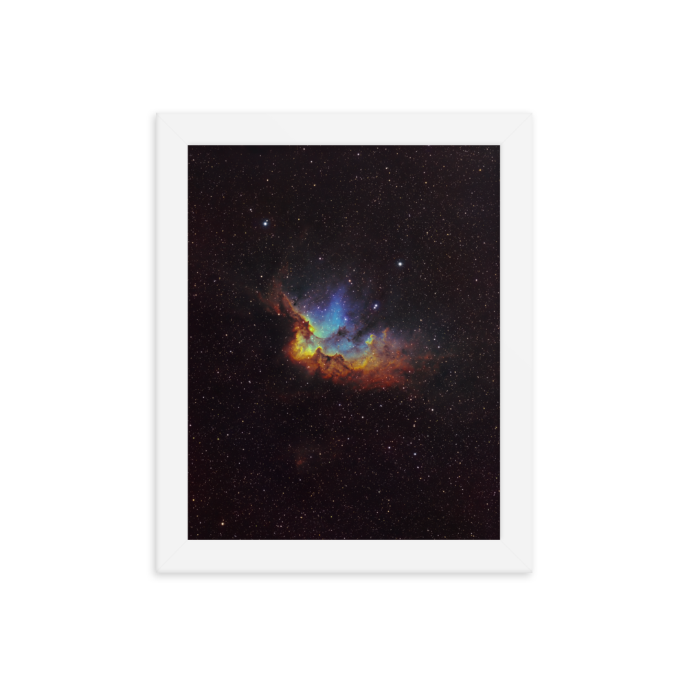 Wizard Nebula - Framed Post, Premium Luster Photo Paper