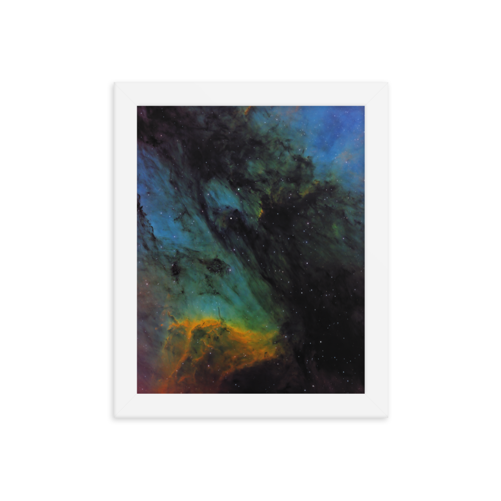 Pelican Nebula - Framed Post, Premium Luster Photo Paper