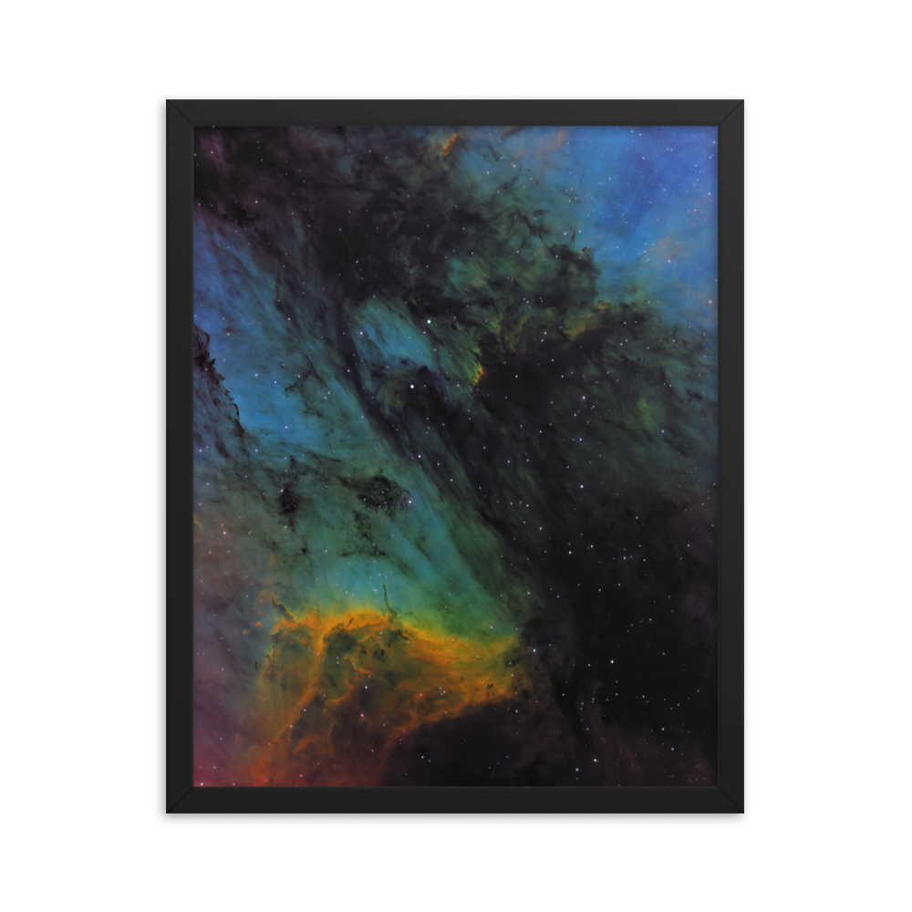 Pelican Nebula - Framed Post, Premium Luster Photo Paper