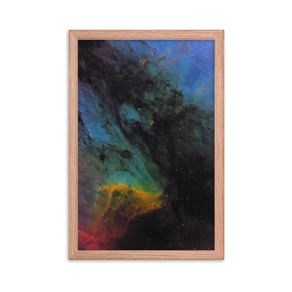 Pelican Nebula - Framed Post, Premium Luster Photo Paper