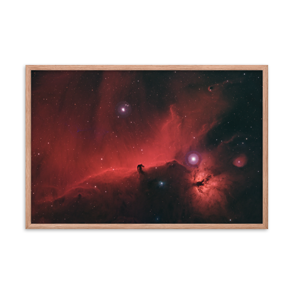 Horse Head Nebula - Framed Poster, Premium Luster Photo Paper